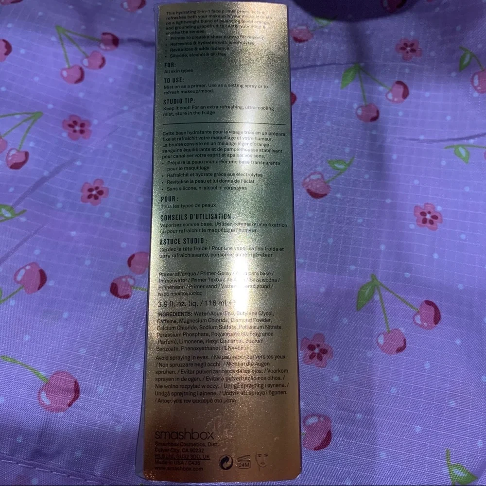 Smashbox Primer Water Limited Edition “Centering Citrus” Scent 3.9 fl. oz.